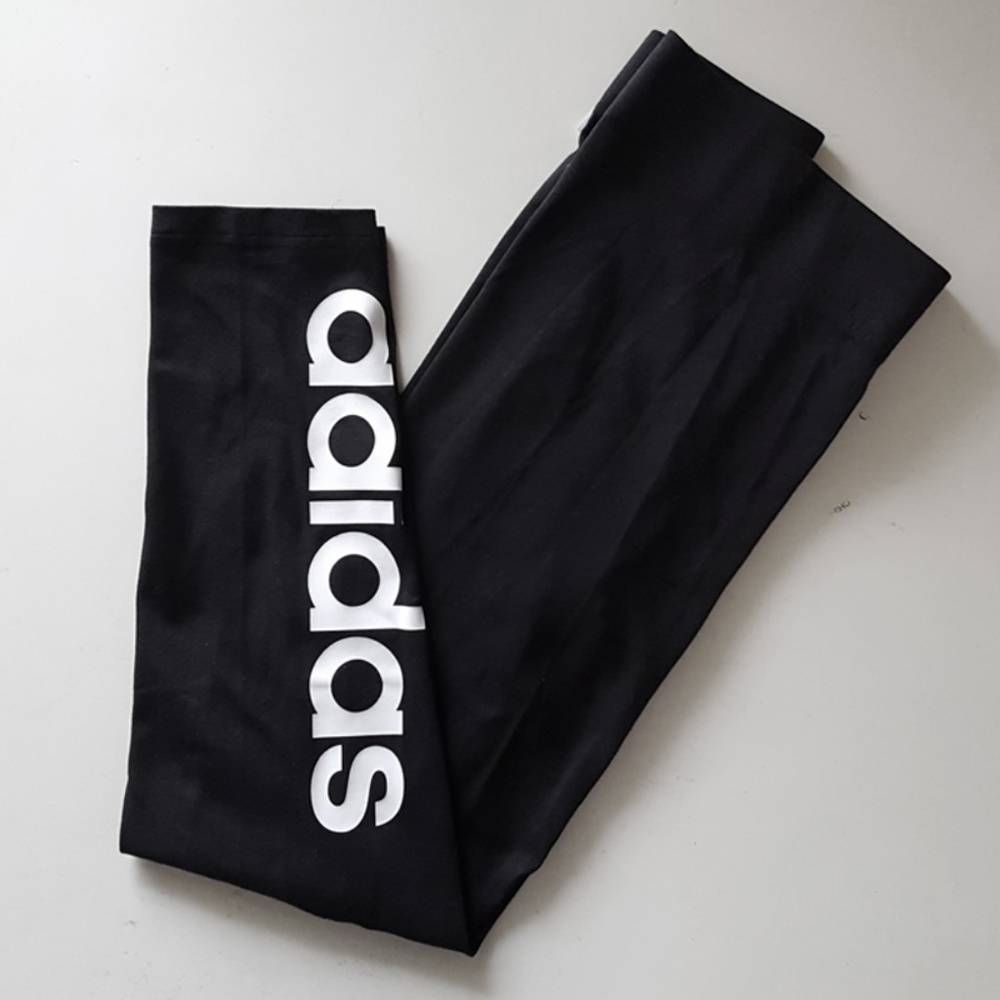Adidas Women's Essentials Linear Tights - Picture 6 of 7